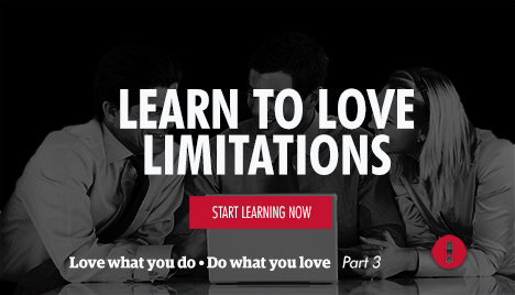 learn to love limitations